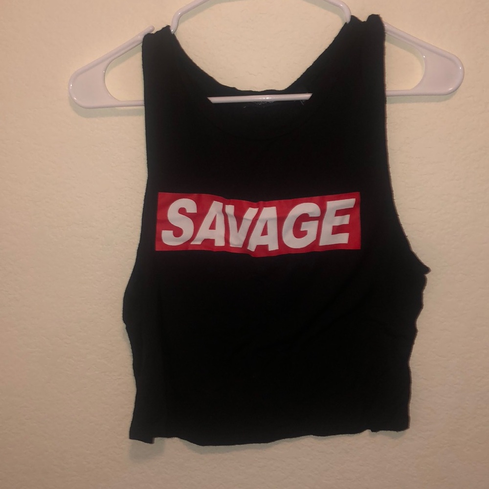 Cropped tank